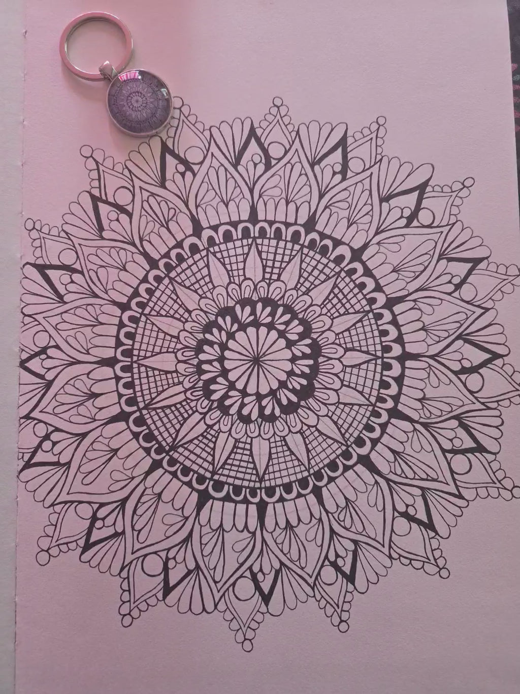 Portes clés mandala .      3 pièces