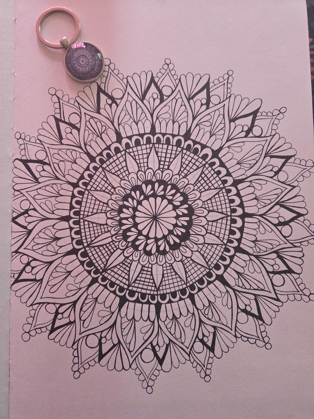Portes clés mandala .      3 pièces