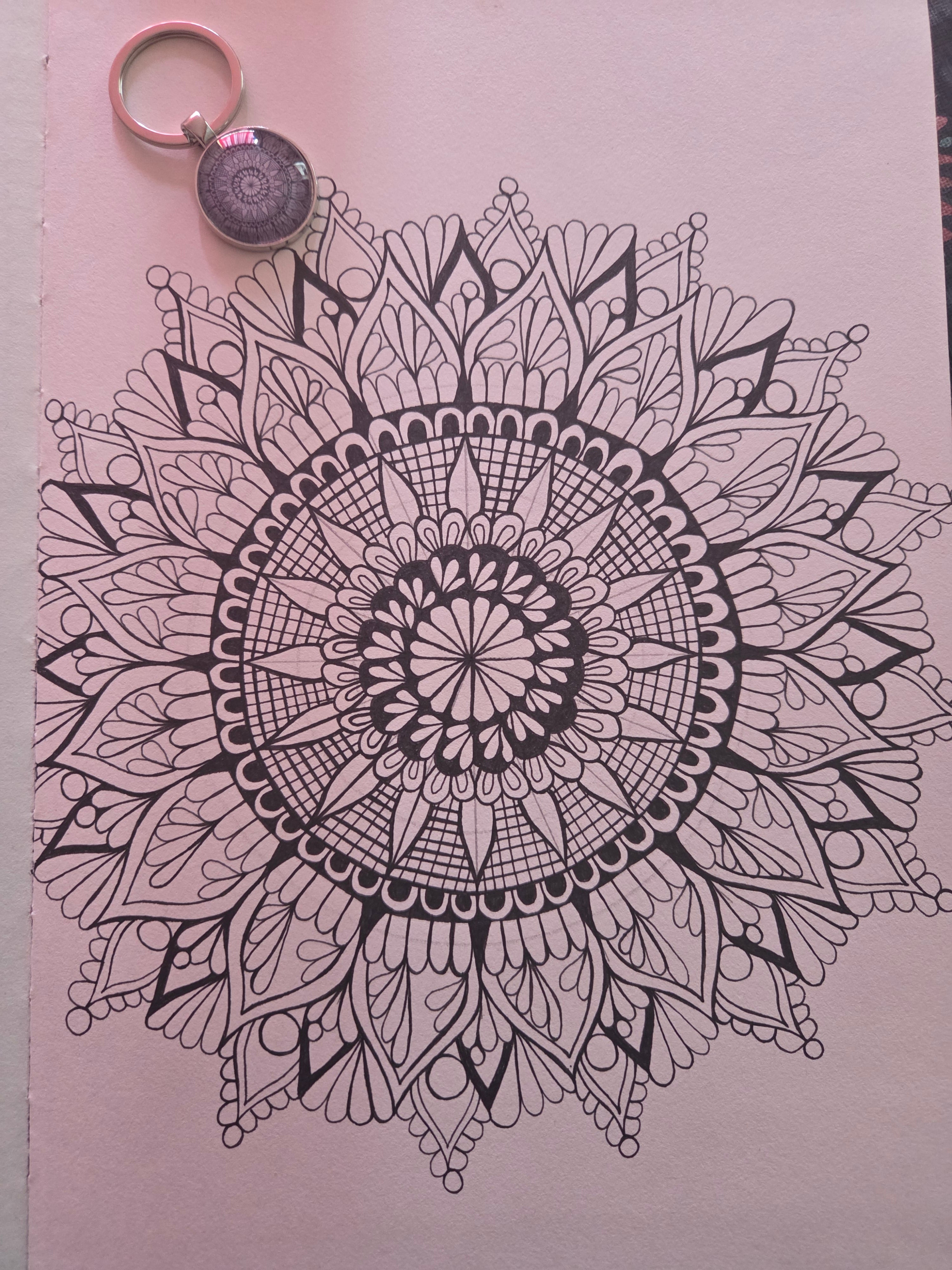 Portes clés mandala .      3 pièces