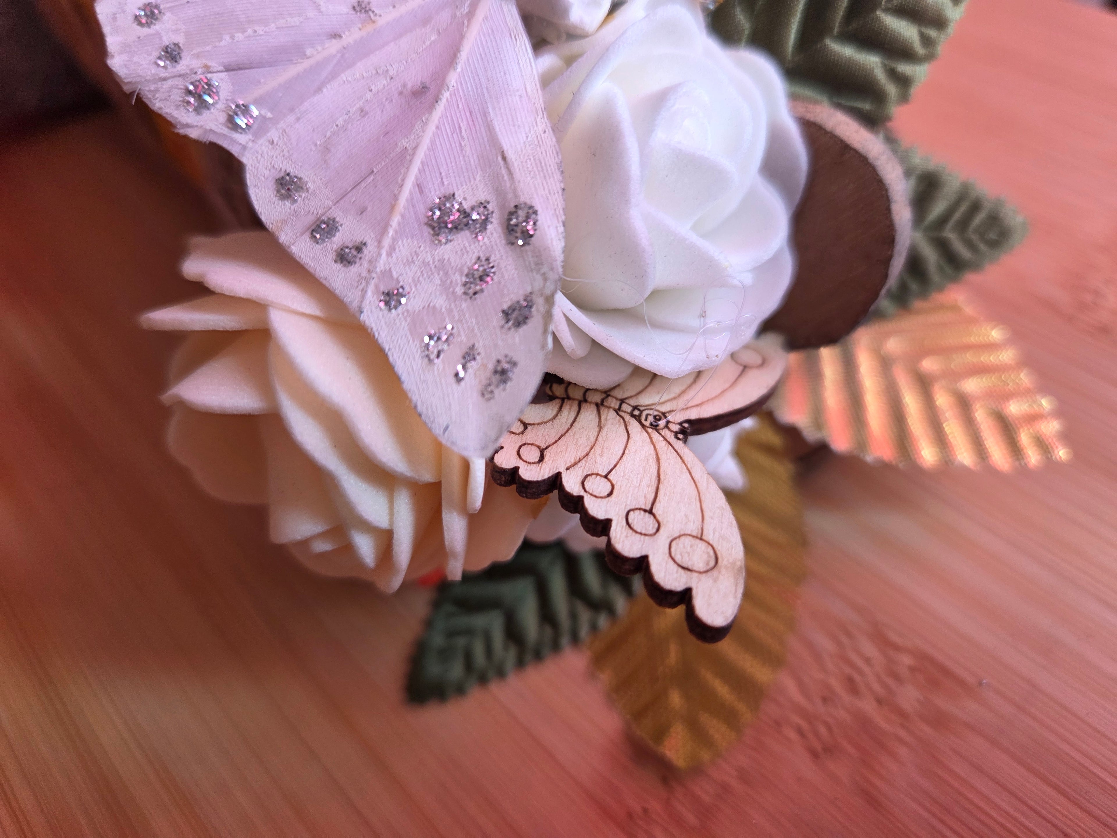 Composition Automnale Artisanale – Canette & Feuilles d'Érable